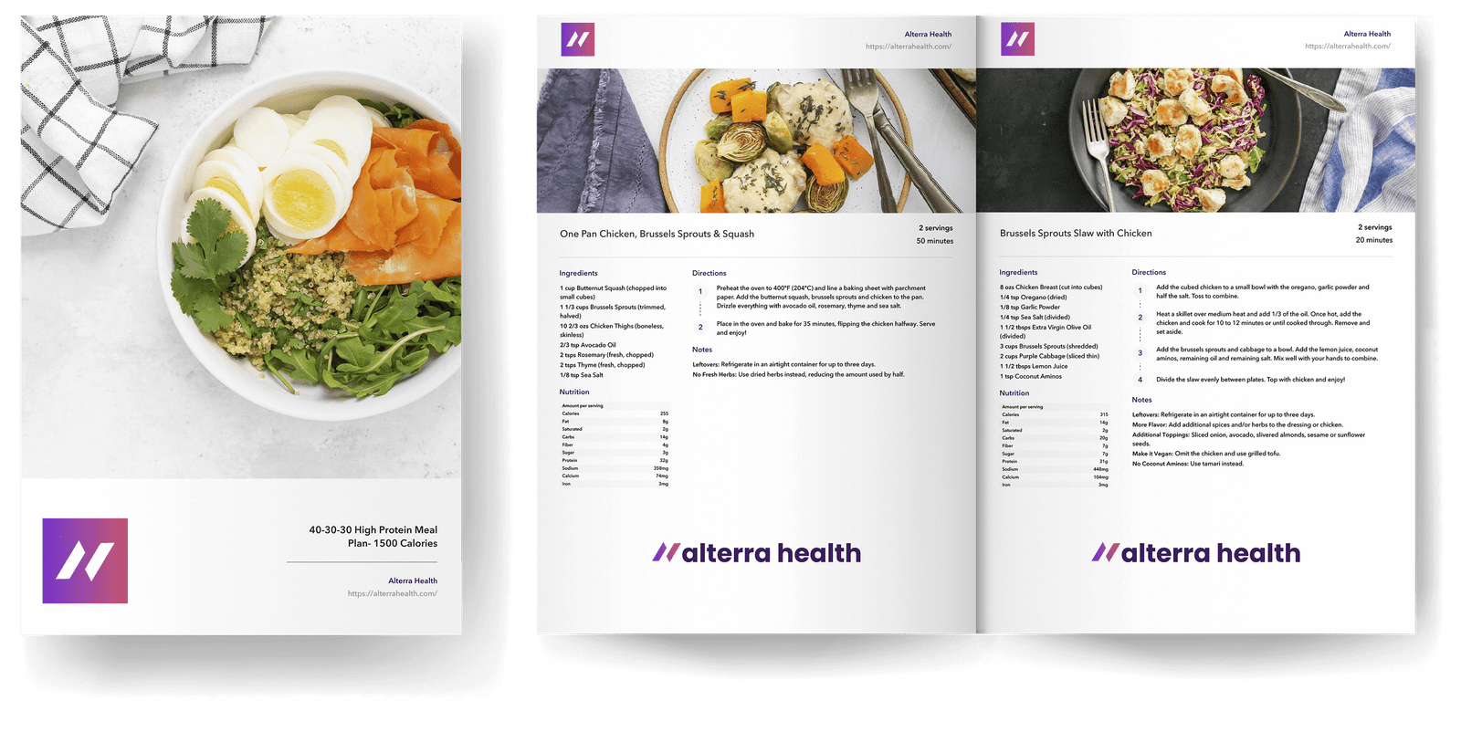 Alterra Health - High Protein Meal Plan